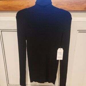 Size Small New Black Turtleneck